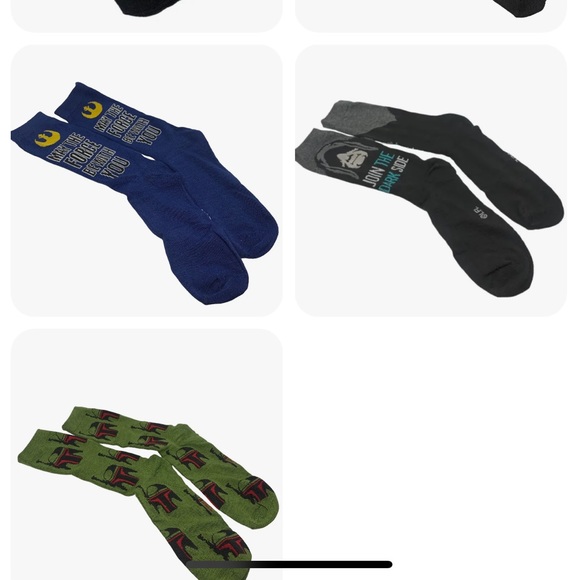 Mens Size 6-12 Star Wars 12 Days of Socks - Picture 7 of 7